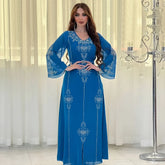 Muslim Abaya for Women with elegant embroidery and long sleeves, perfect for modest everyday wear.