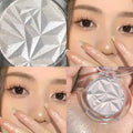 Dual Tone Highlighter Palette 3D Effect Shimmer Matte Contour Powder Face Illuminator Makeup