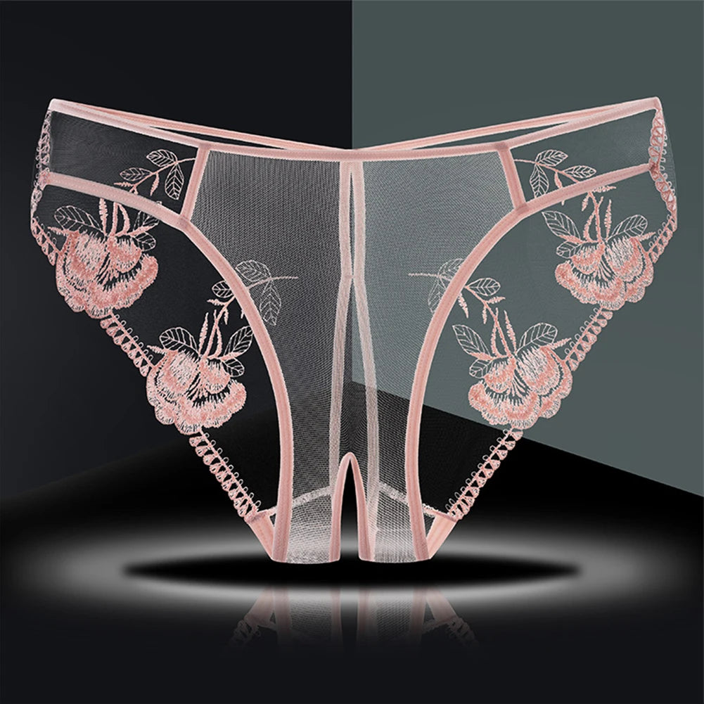 Low-Waist Lace Briefs – Sheer Everyday Panties
