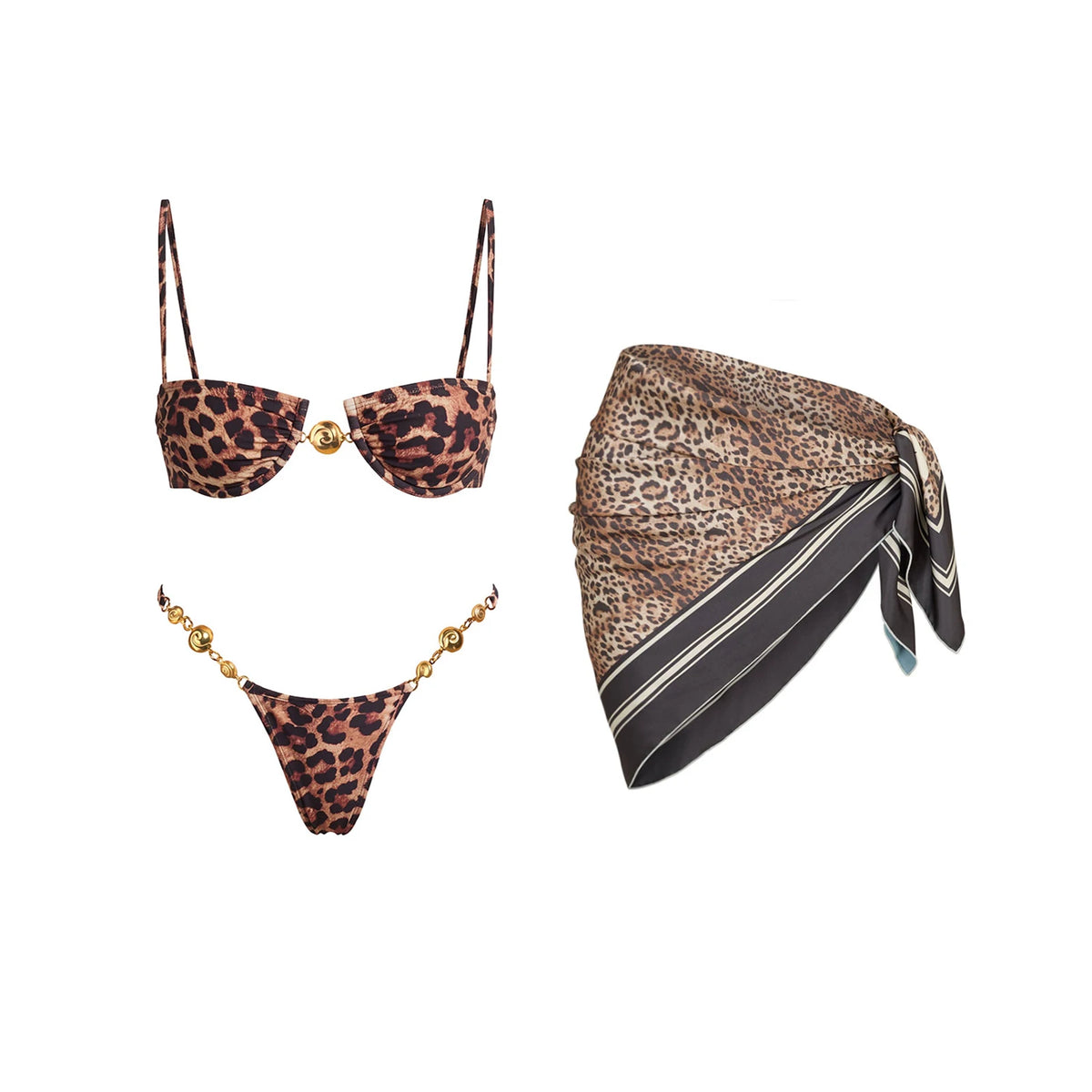 3 Piece Bikini Set summer style