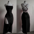 Halter Strap Fitted Summer Dress