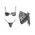 3 Piece Bikini Set mid-waist design