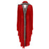 Moroccan Hooded Abaya featuring a stylish design with wide batwing sleeves and a flowing maxi silhouette.