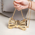 Golden Evening Bag Purses and Handbags Luxury Designer Shoulder Bags Funny Shape Party Wedding Round Acrylic Shiny Clutch Purse