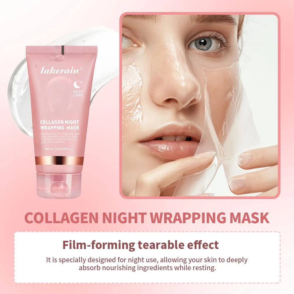 Collagen Peel-Off Face Mask – Anti-Wrinkle Overnight Treatment