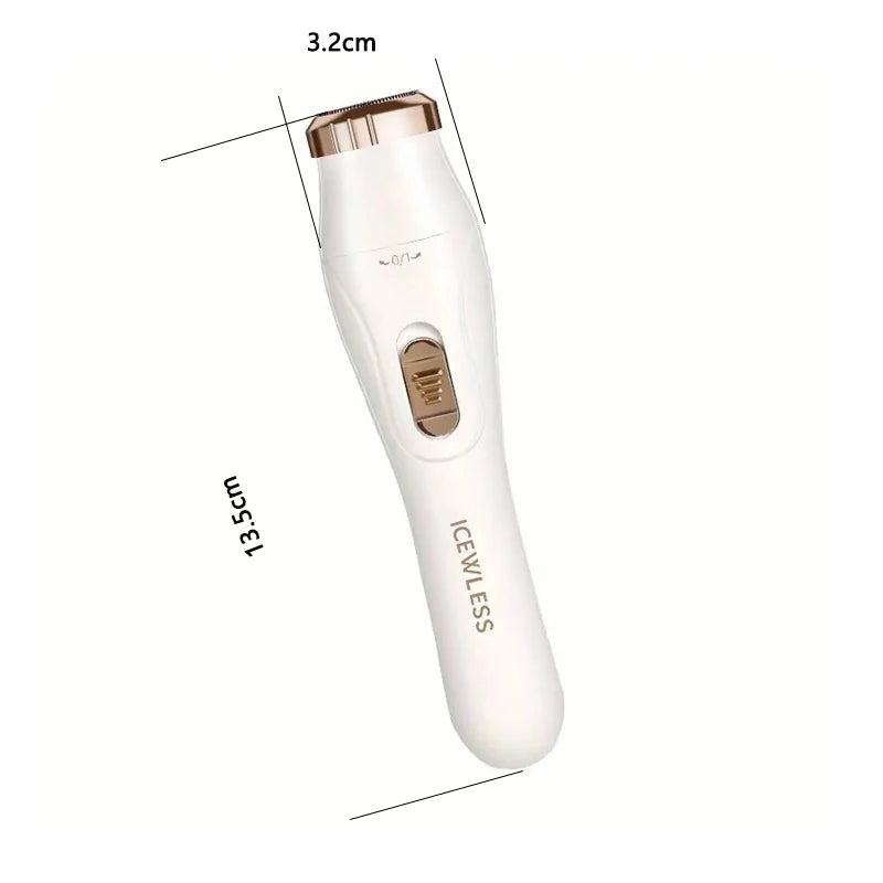 USB Charging Three in One Shaver, Women's Home Multifunctional Underarm Hair Removal Device, Eyebrow Trimmer, Nose Hair Remover